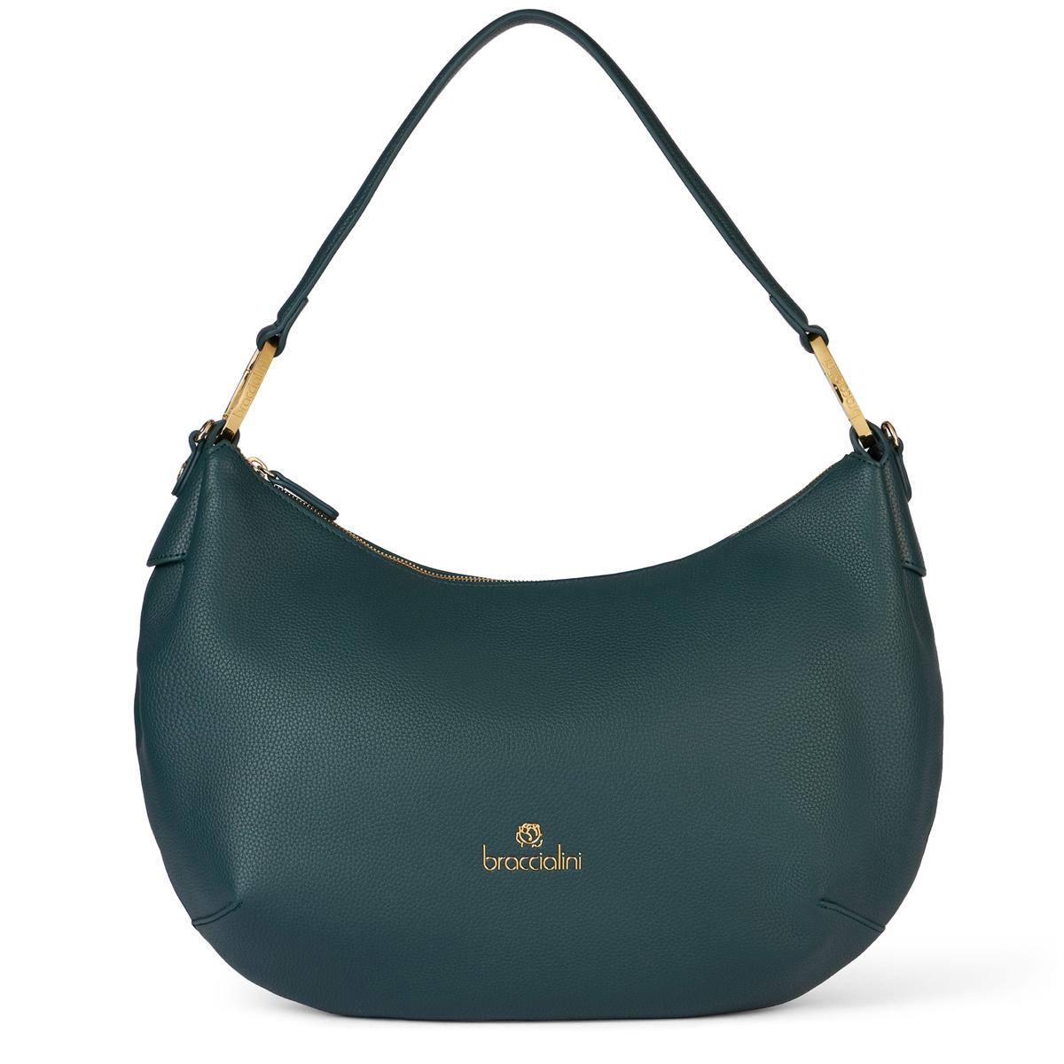 Braccialini Borsa a spalla Beth Grande Verde - 1