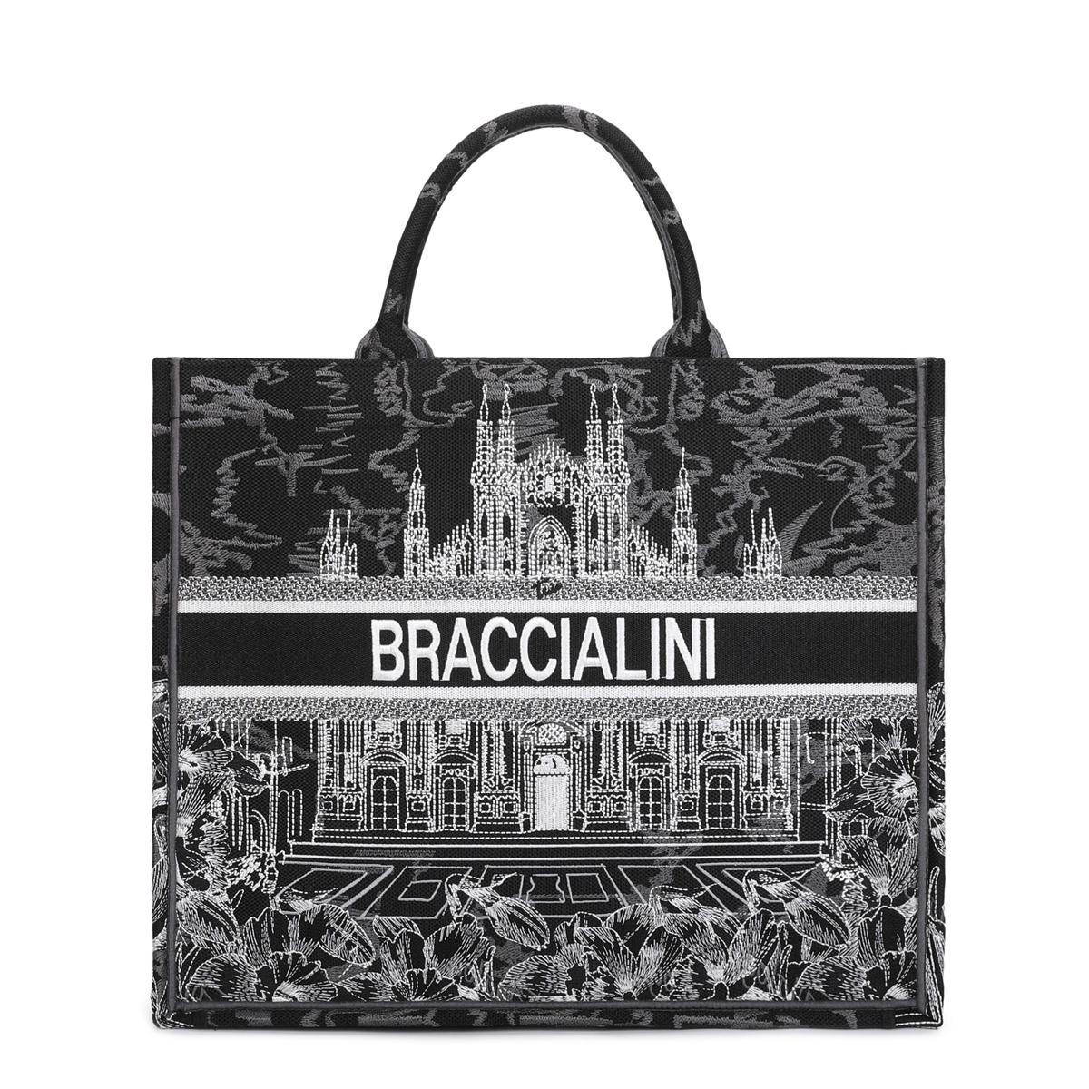 Braccialini Borsa a mano Grande Queen Milano - 1