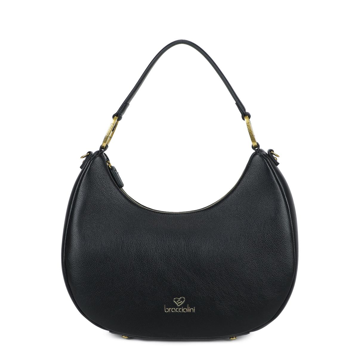 Braccialini Borsa a spalla Amy Nero - 1