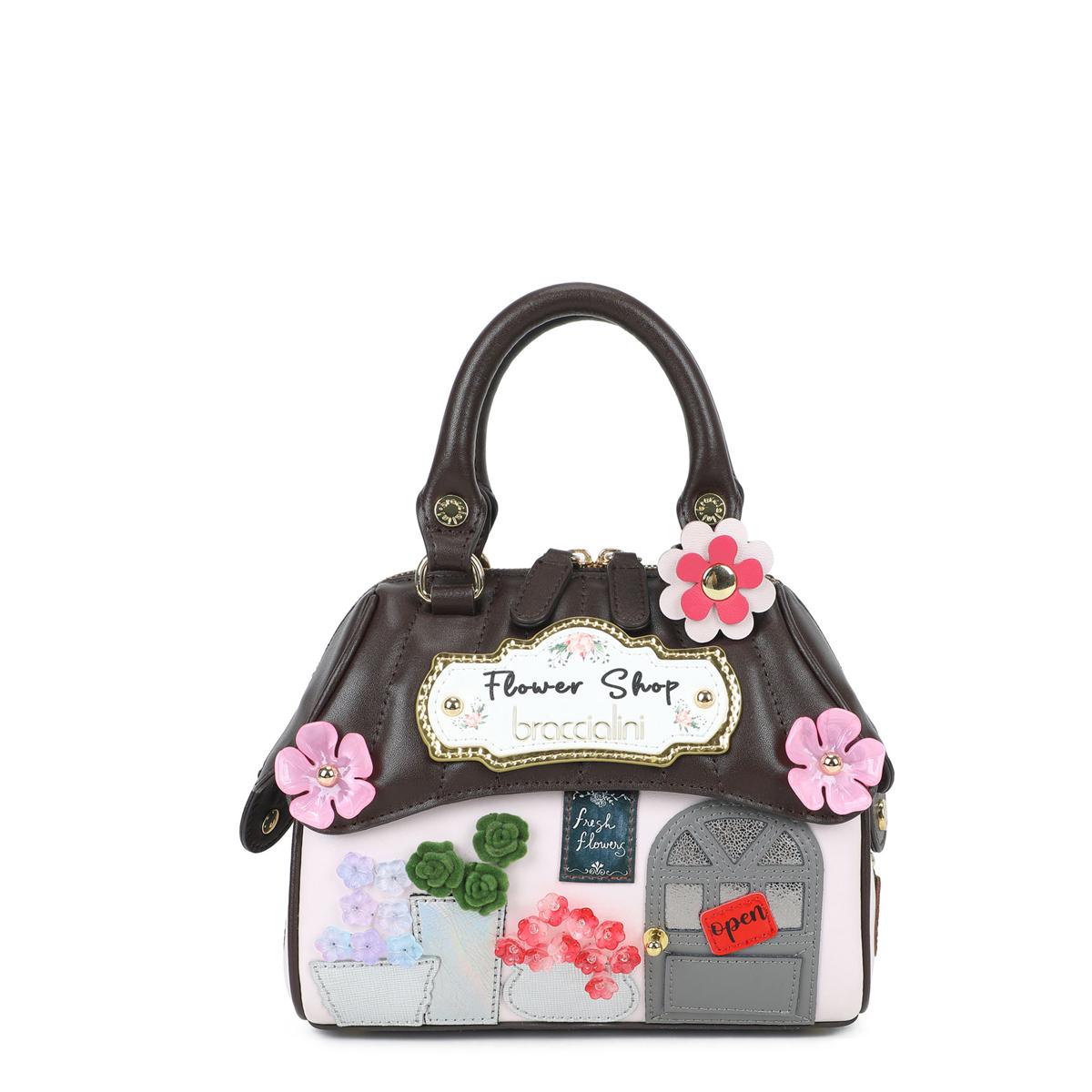 Braccialini Borsa a mano Shape Flower Shop - 1