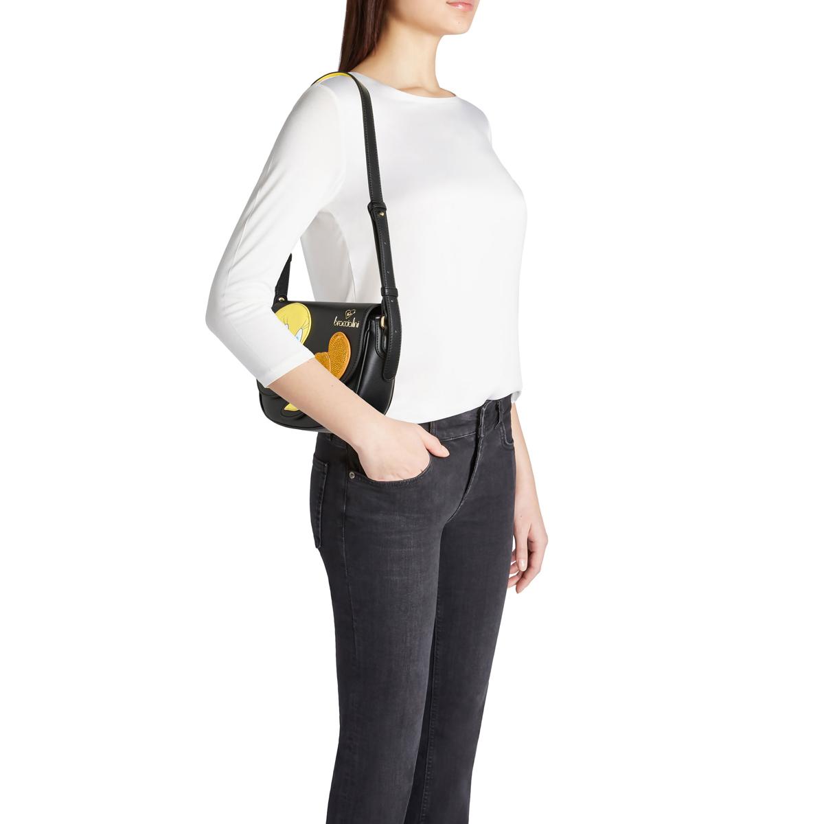 Braccialini Borsa a spalla Shape Tweety - 5