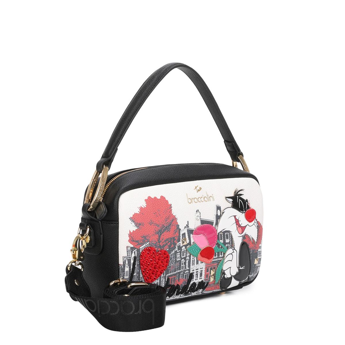 Braccialini Borsa a mano Cartoline Gatto Silvestro - 2