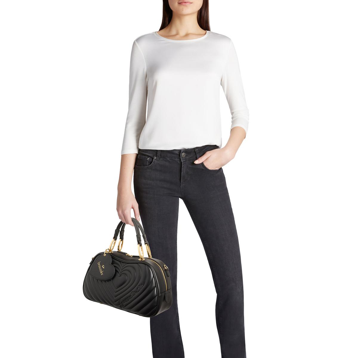 Braccialini Bauletto Candy Matelassé Nero - 5