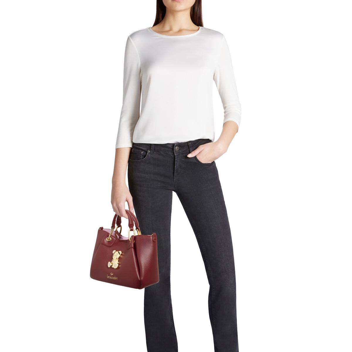 Braccialini Borsa a mano Amy Bijoux Piccola Bordeaux - 5