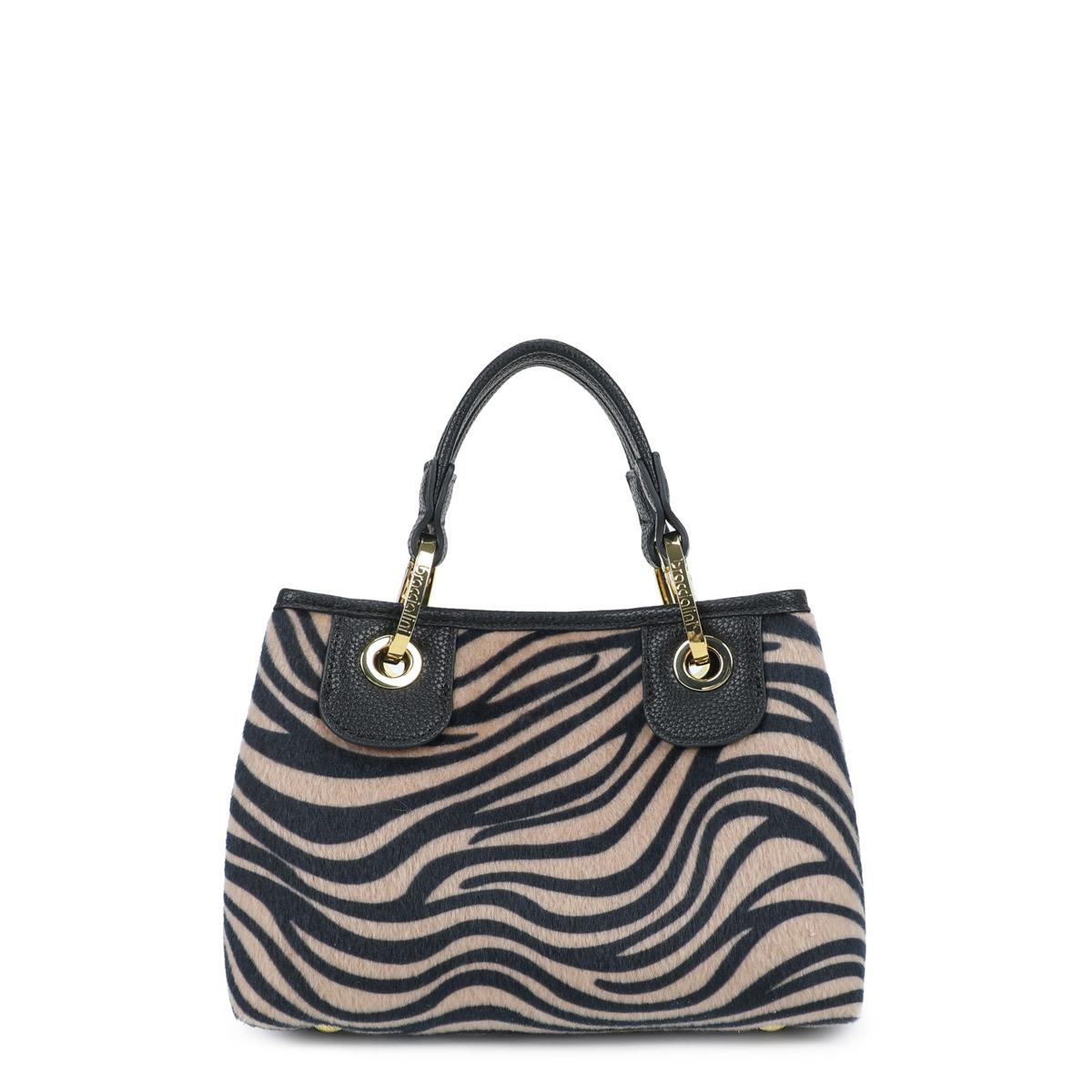 Braccialini Borsa a mano Beth Animalier Piccola Zebra - 3
