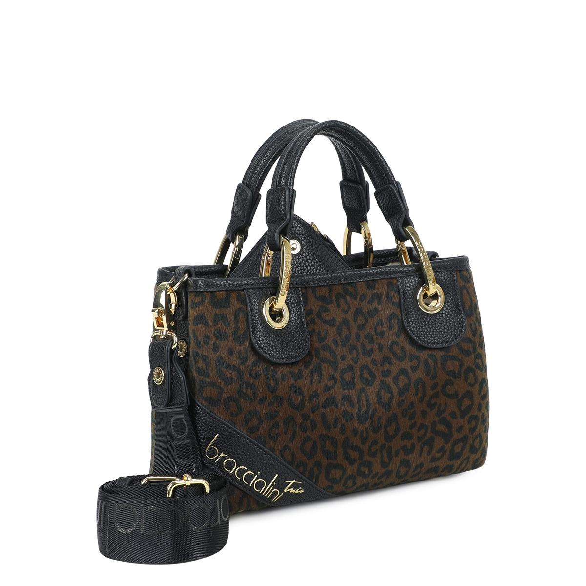 Braccialini Borsa a mano Beth Animalier Piccola Leopard - 2