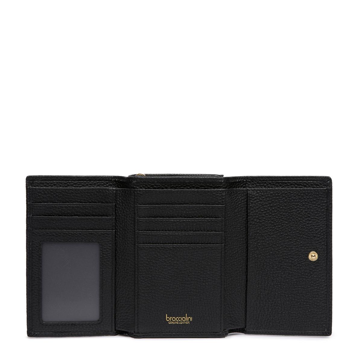 Braccialini Portafoglio Medio Basic Nero - 3