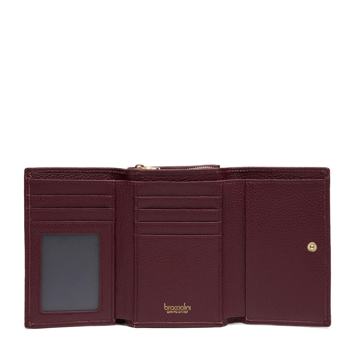 Braccialini Portafoglio Medio Basic Bordeaux - 3