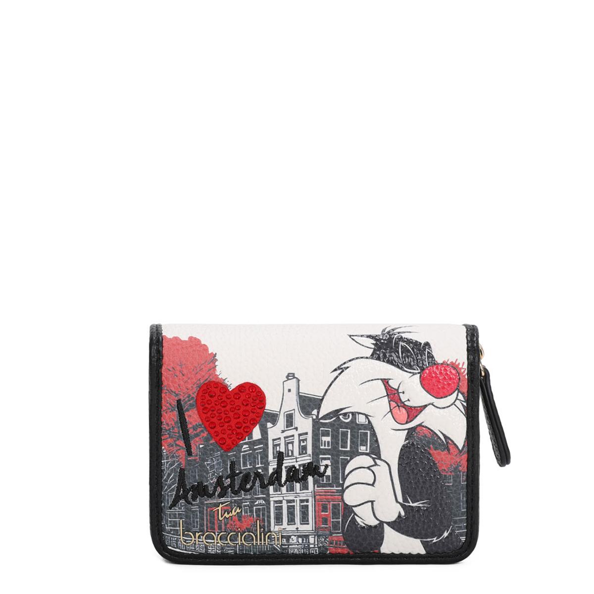 Braccialini Portafoglio Cartoline Gatto Silvestro - 1