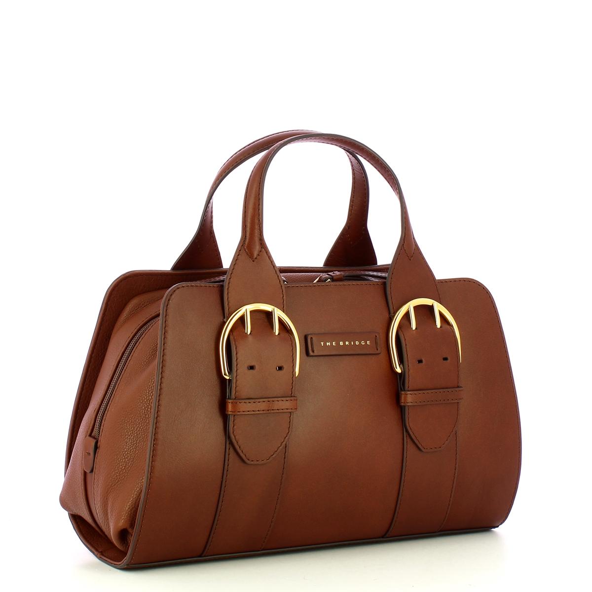 The Bridge Borsa a mano Elena Marrone Oro - 2