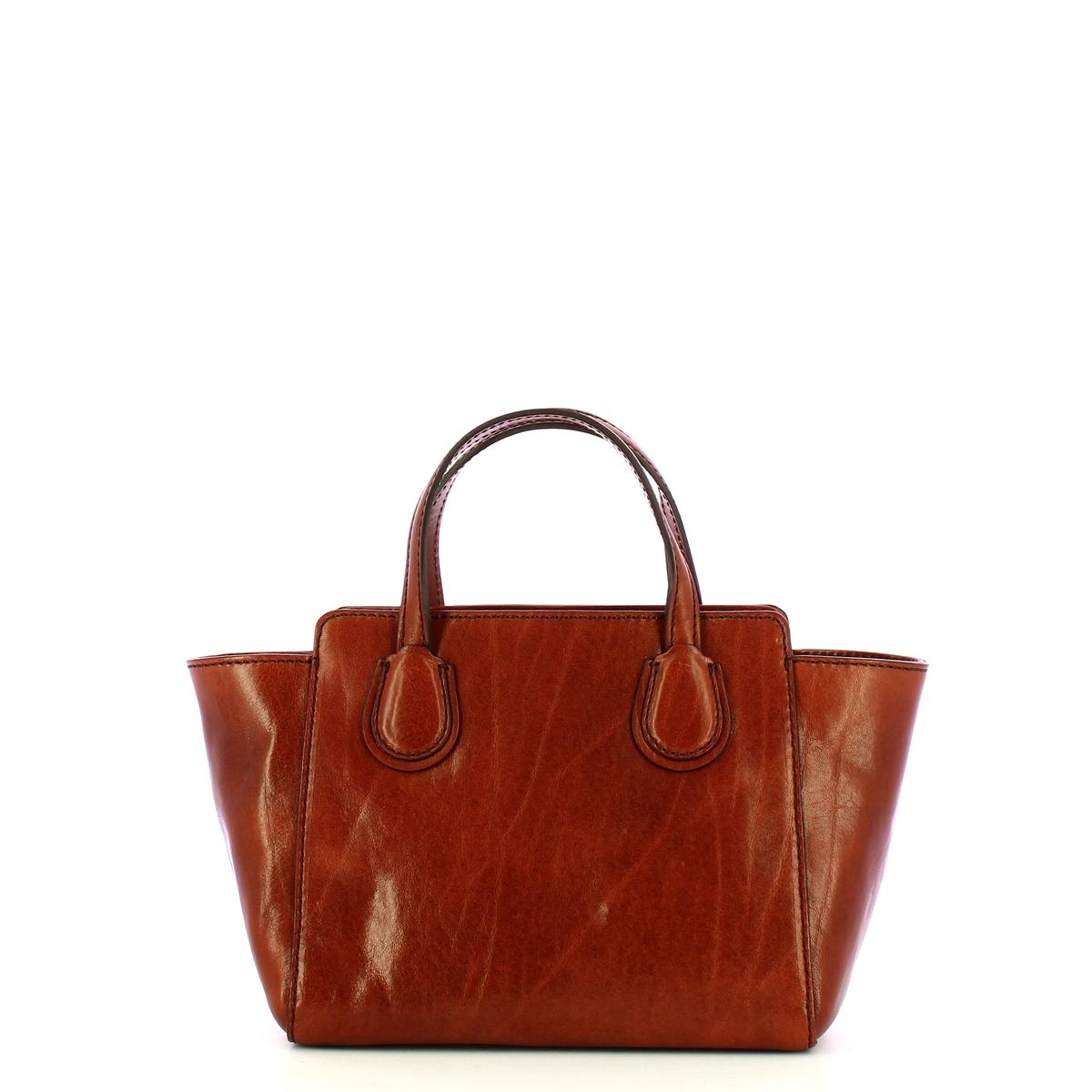 The Bridge Elettra Marrone Oro Handbag - 3