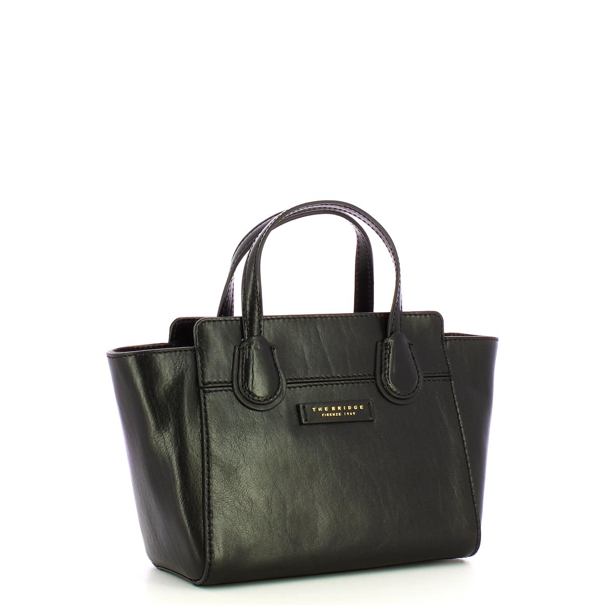 The Bridge Elettra Nero Oro Handbag - 2