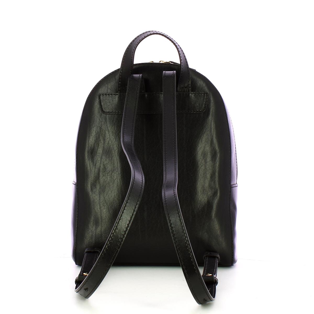 The Bridge Elettra Nero Oro Backpack - 3