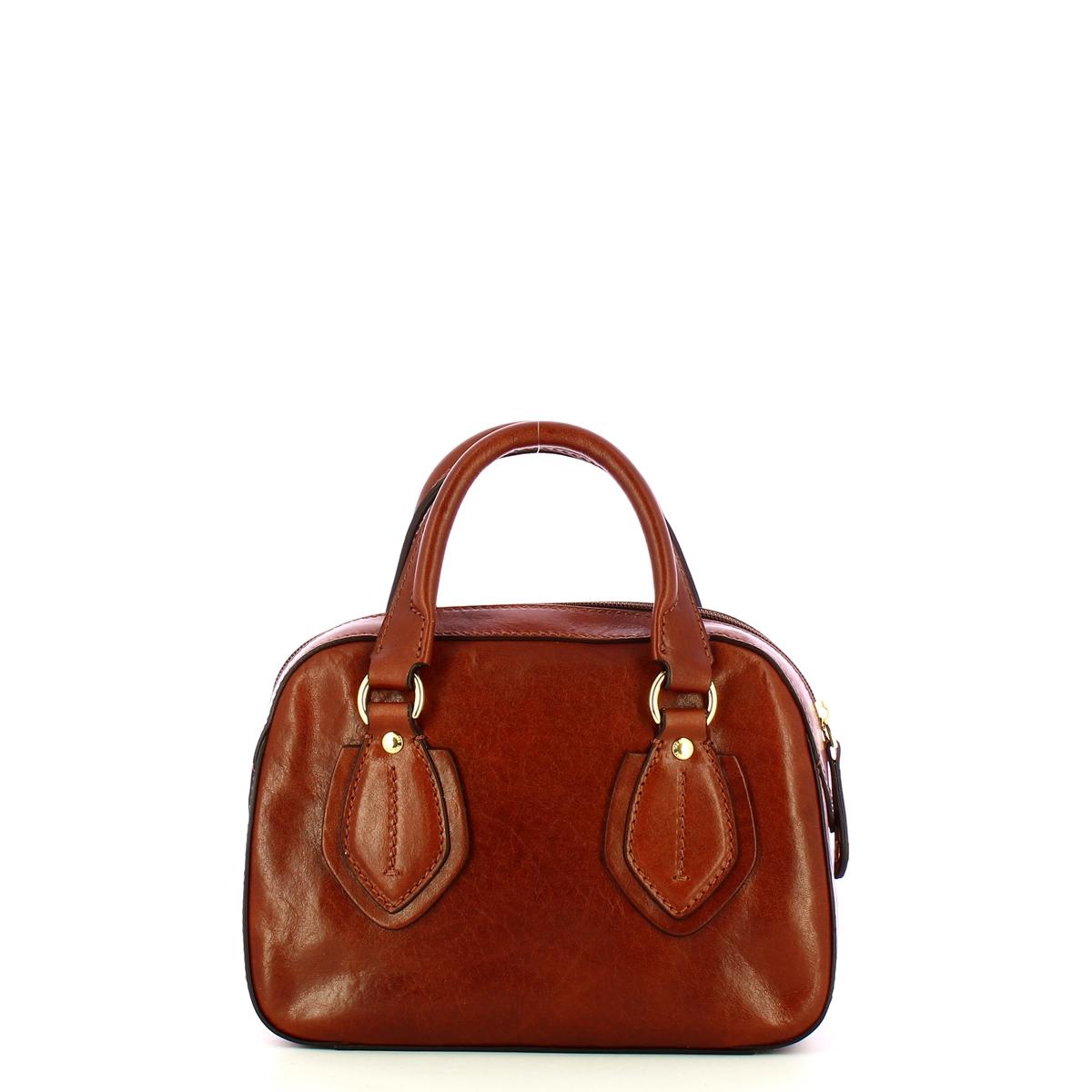 The Bridge Daphne Marrone Oro Handbag - 3