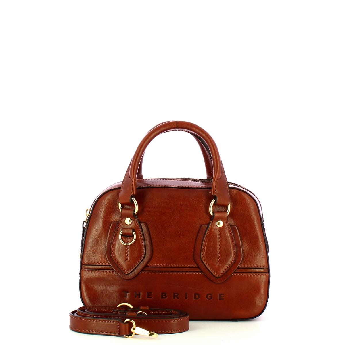 The Bridge Daphne Marrone Oro Handbag - 4