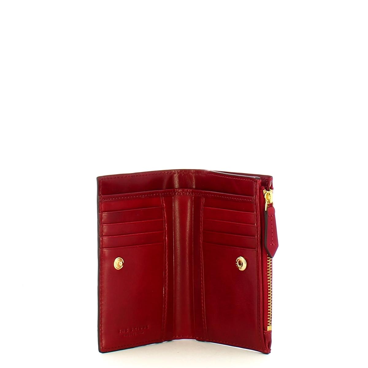 The Bridge Portafoglio Lucrezia Medium Rosso Ribes - 3
