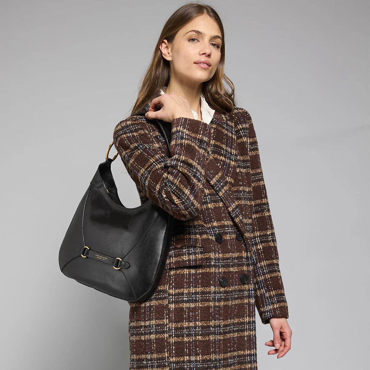 The Bridge Borsa a spalla Isabella Hobo Nero - 6