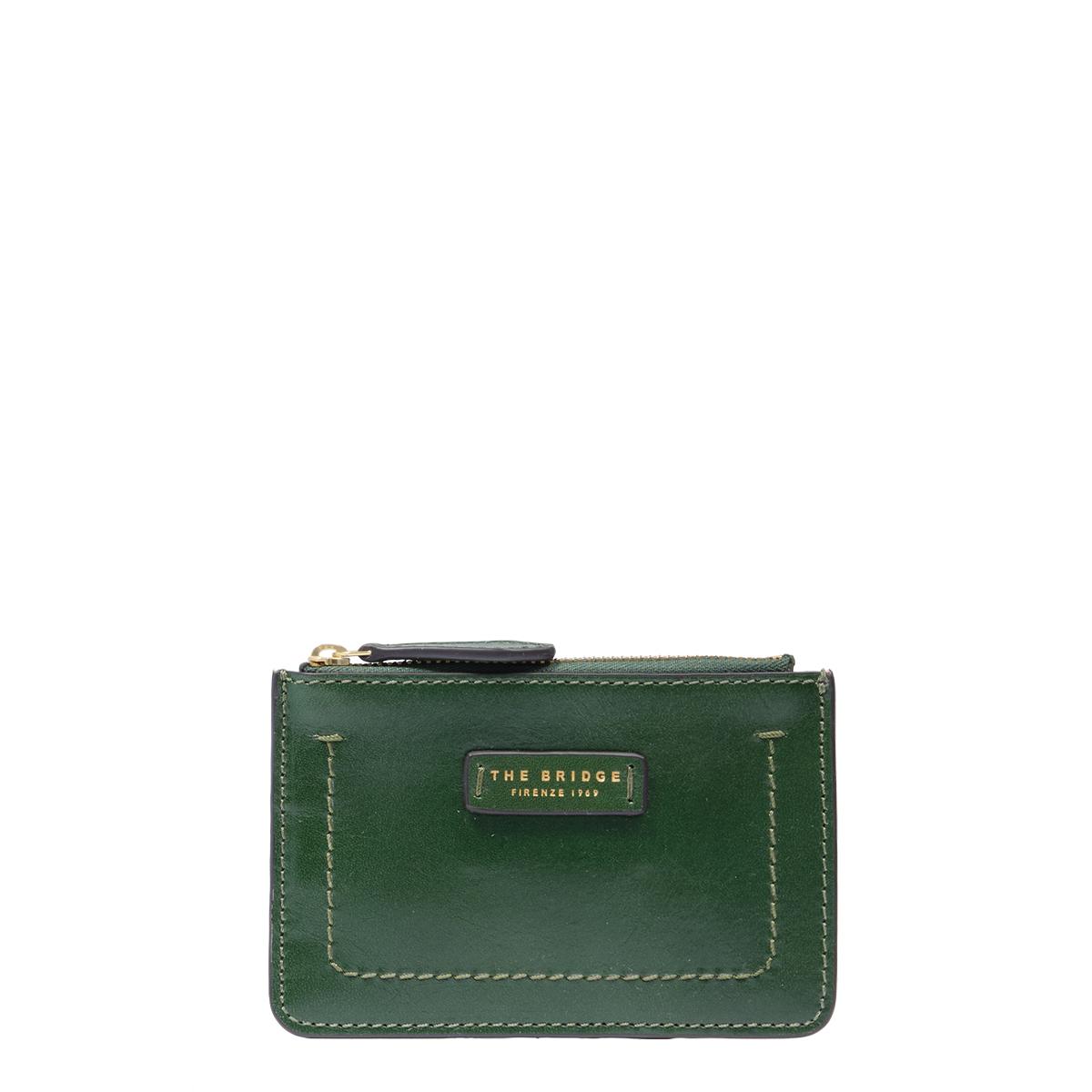 The Bridge Bustina Porta Carte di Credito Fiona Verde Inglese - 1