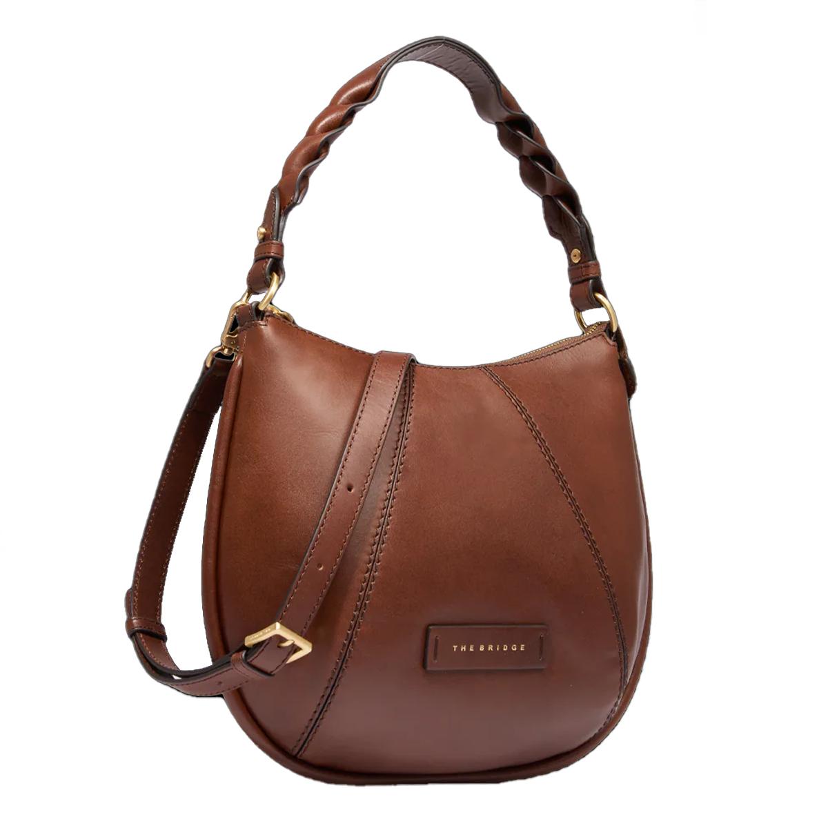 The Bridge Brigida Hobo Marrone Oro - 2