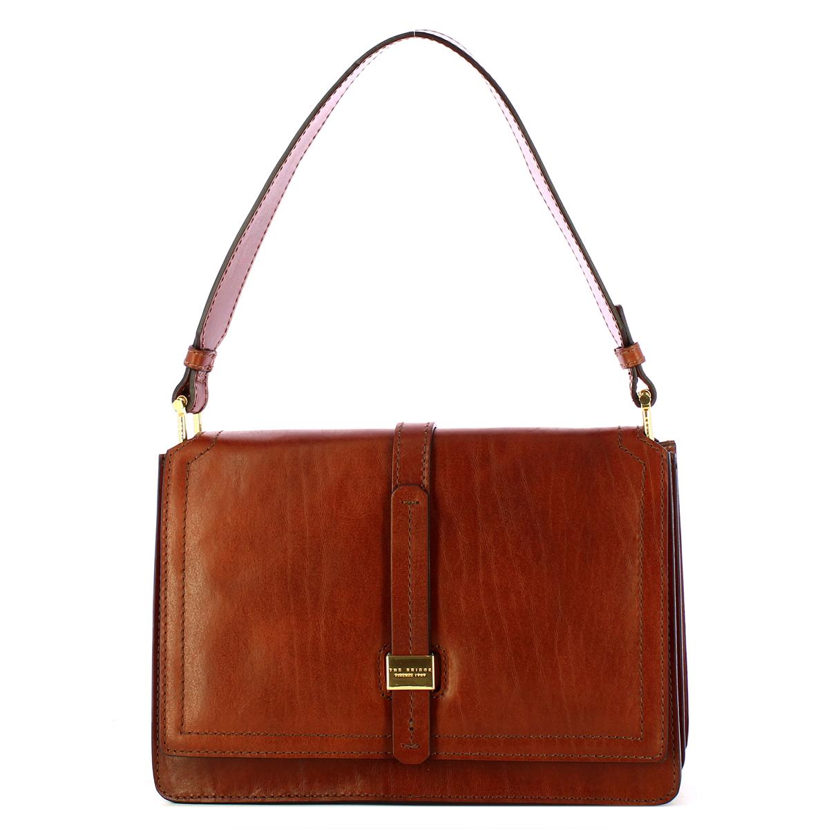 The Bridge Borsa a spalla Beatrice Marrone Oro - 1