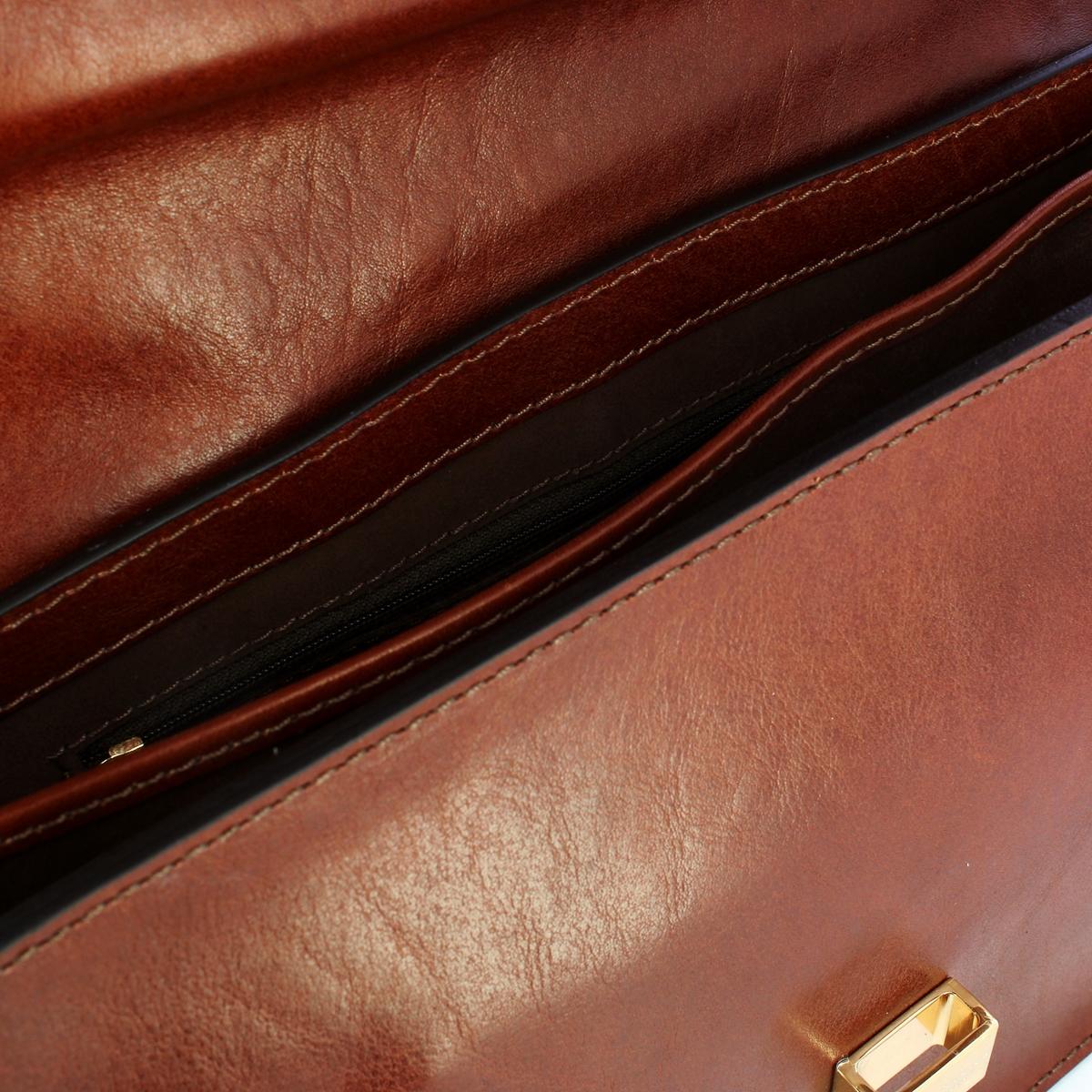 The Bridge Borsa a spalla Beatrice Marrone Oro - 5