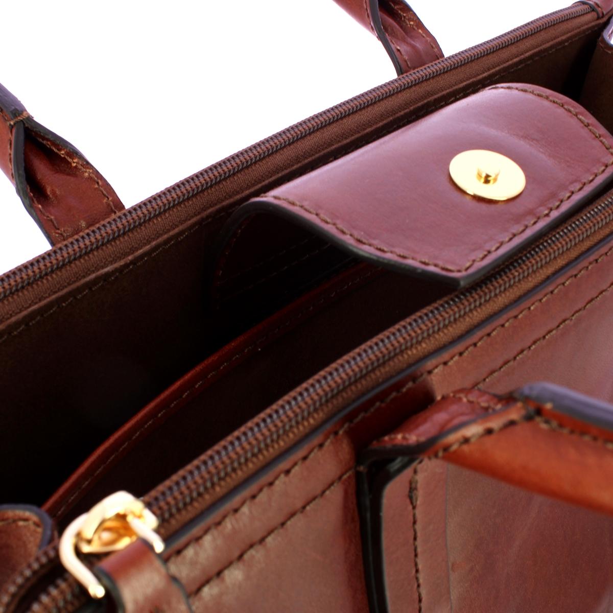 The Bridge Beatrice Tote Bag Marrone Oro - 4