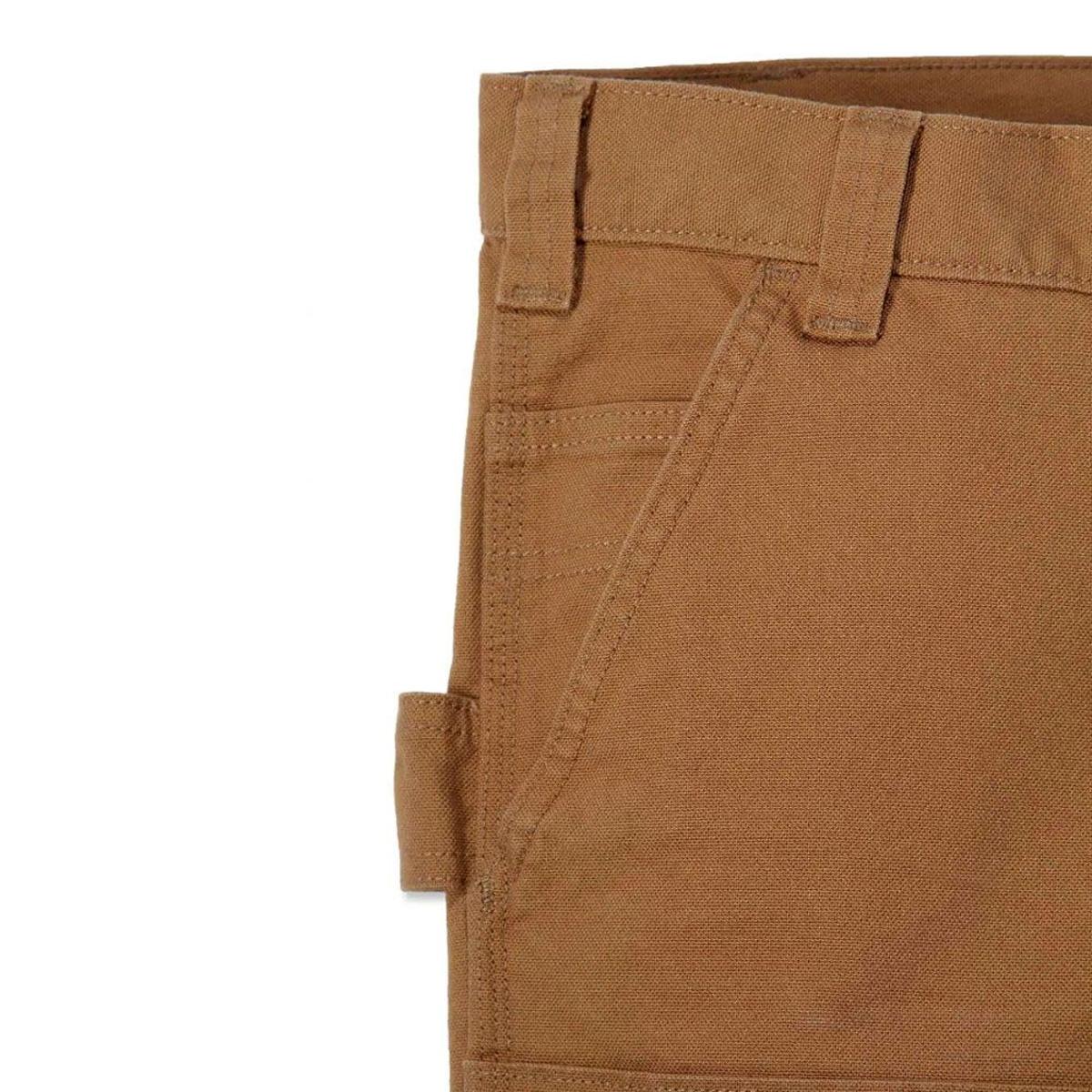 Carhartt Pantaloni Straight Fit Duck Double Front Brown - 3