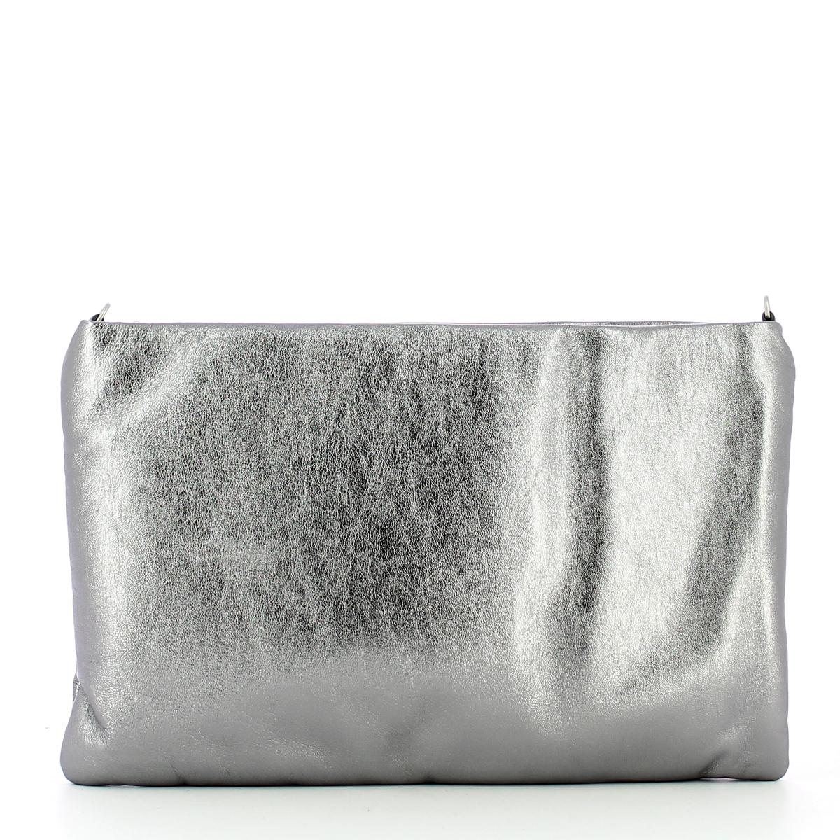 Gianni Chiarini Pochette Piuma Supersoft Acciaio Large - 3