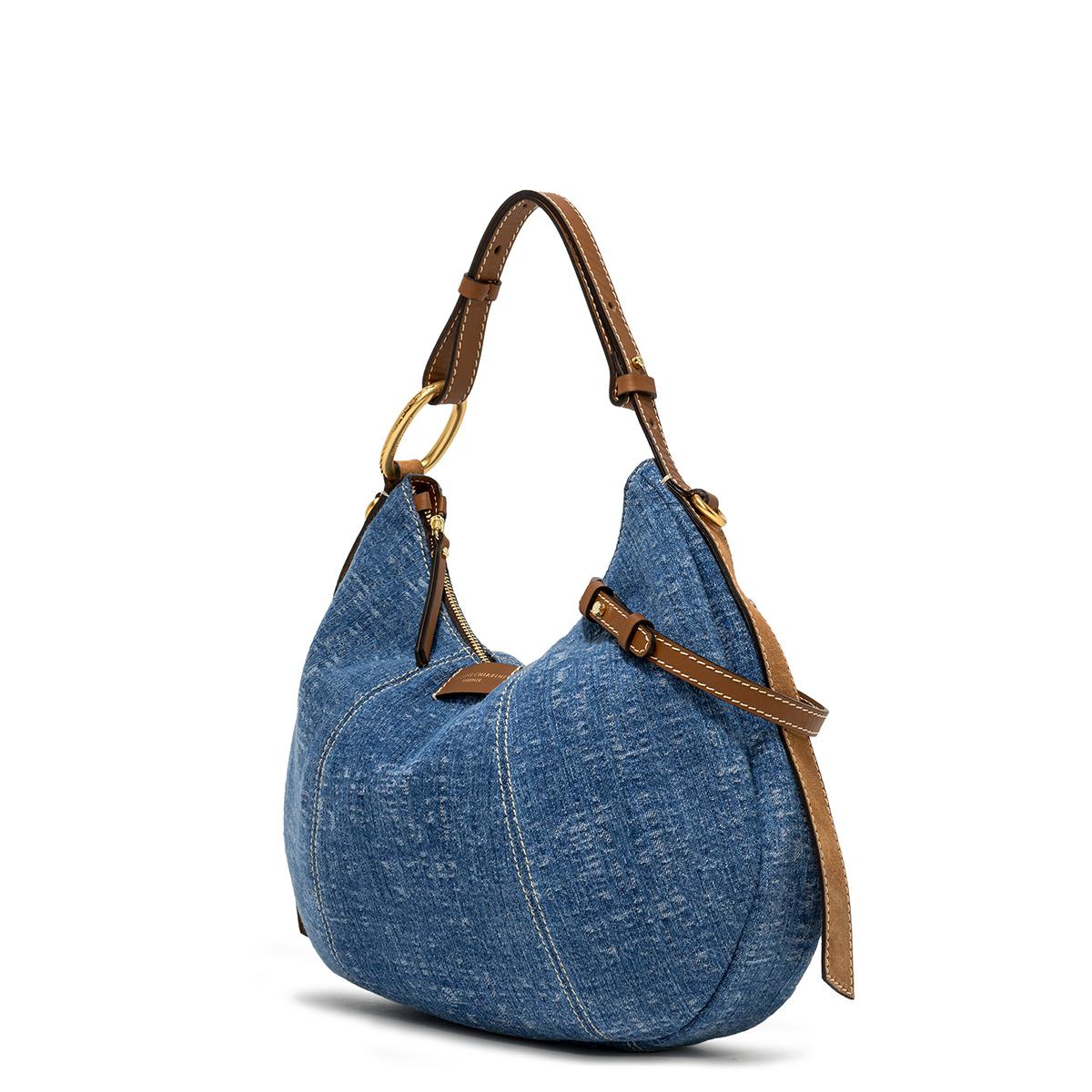 Gianni Chiarini Borsa a spalla Oasi in Jeans Var. Cuoio - 2