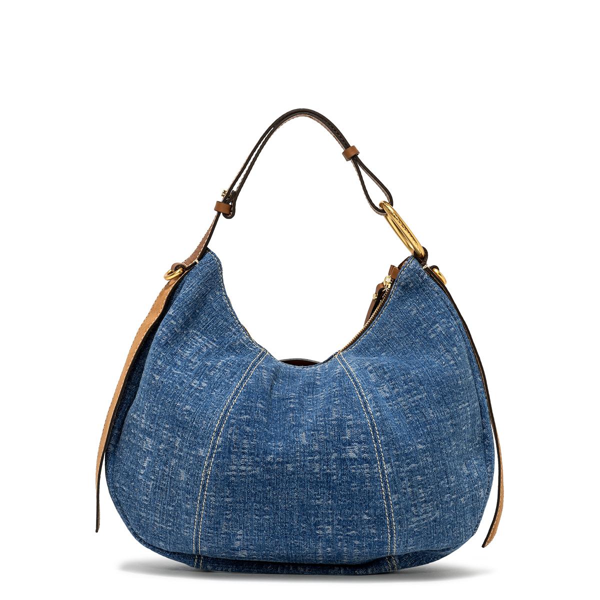 Gianni Chiarini Borsa a spalla Oasi in Jeans Var. Cuoio - 3