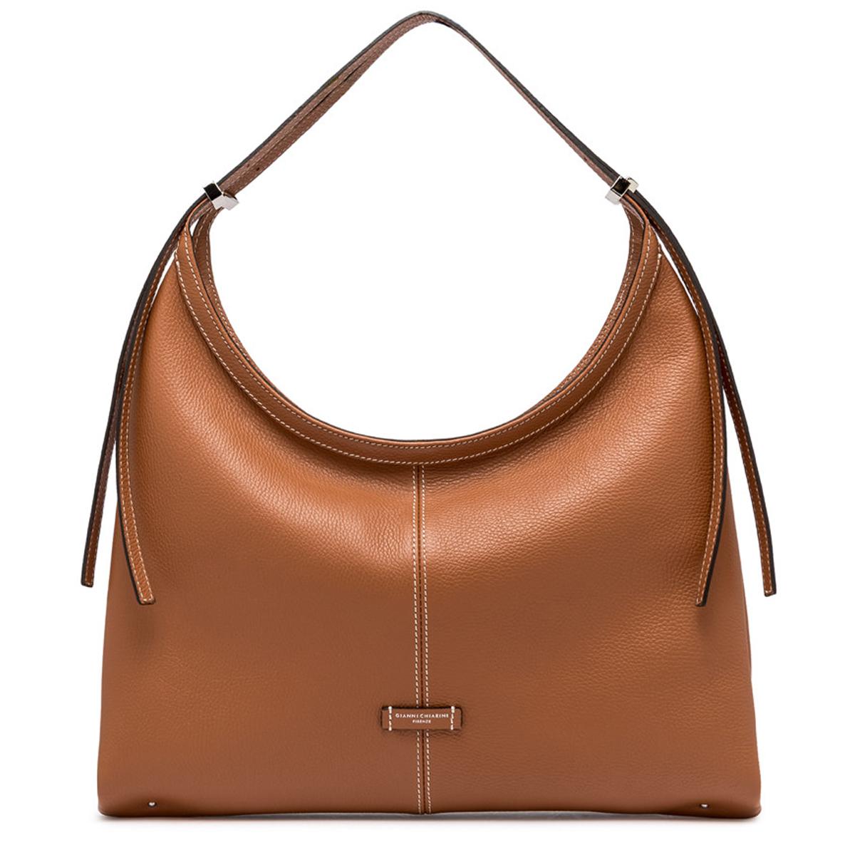 Gianni Chiarini Borsa a spalla Norma Maxi Caramello - 1