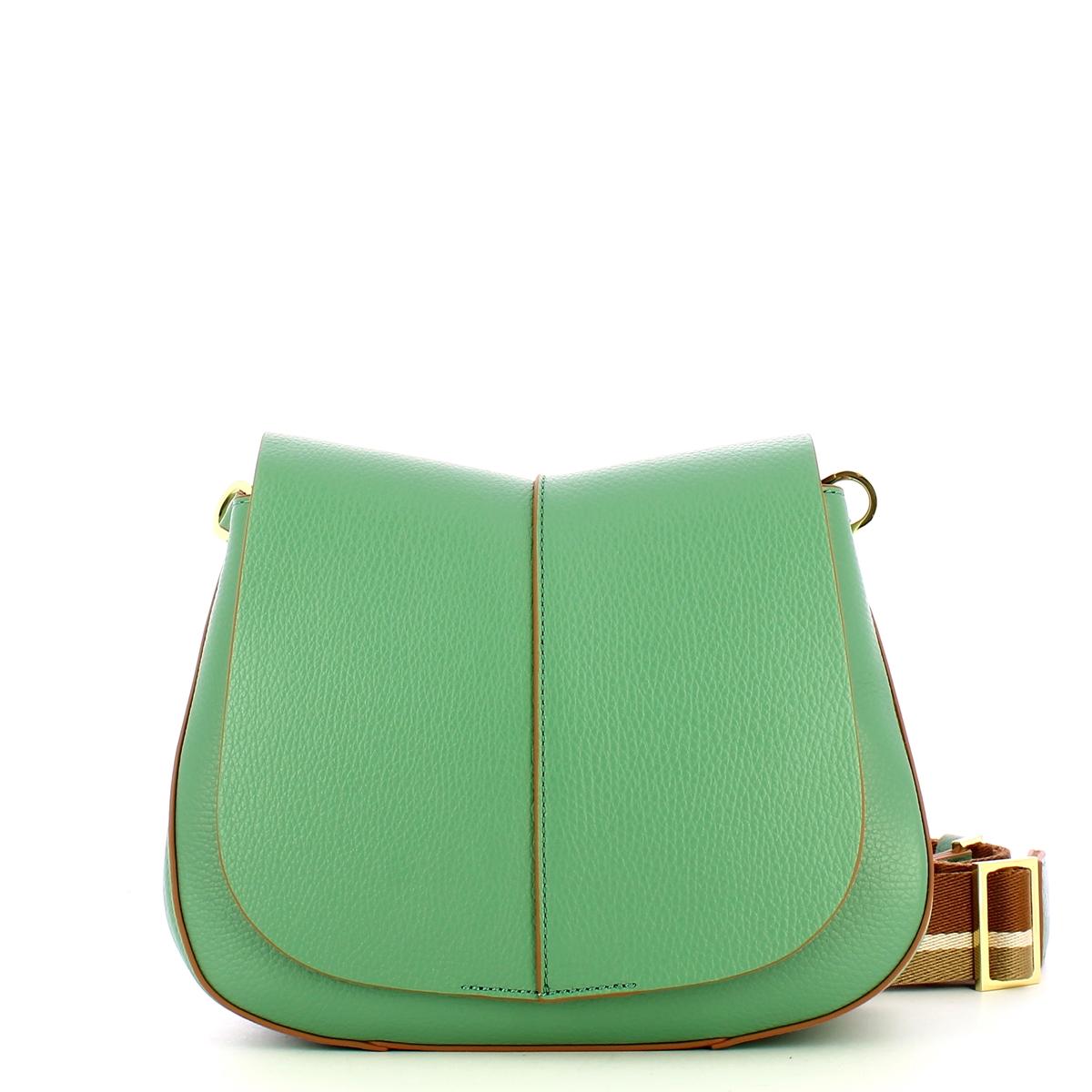Gianni Chiarini Borsa a tracolla Helena Round Small Menta - 1