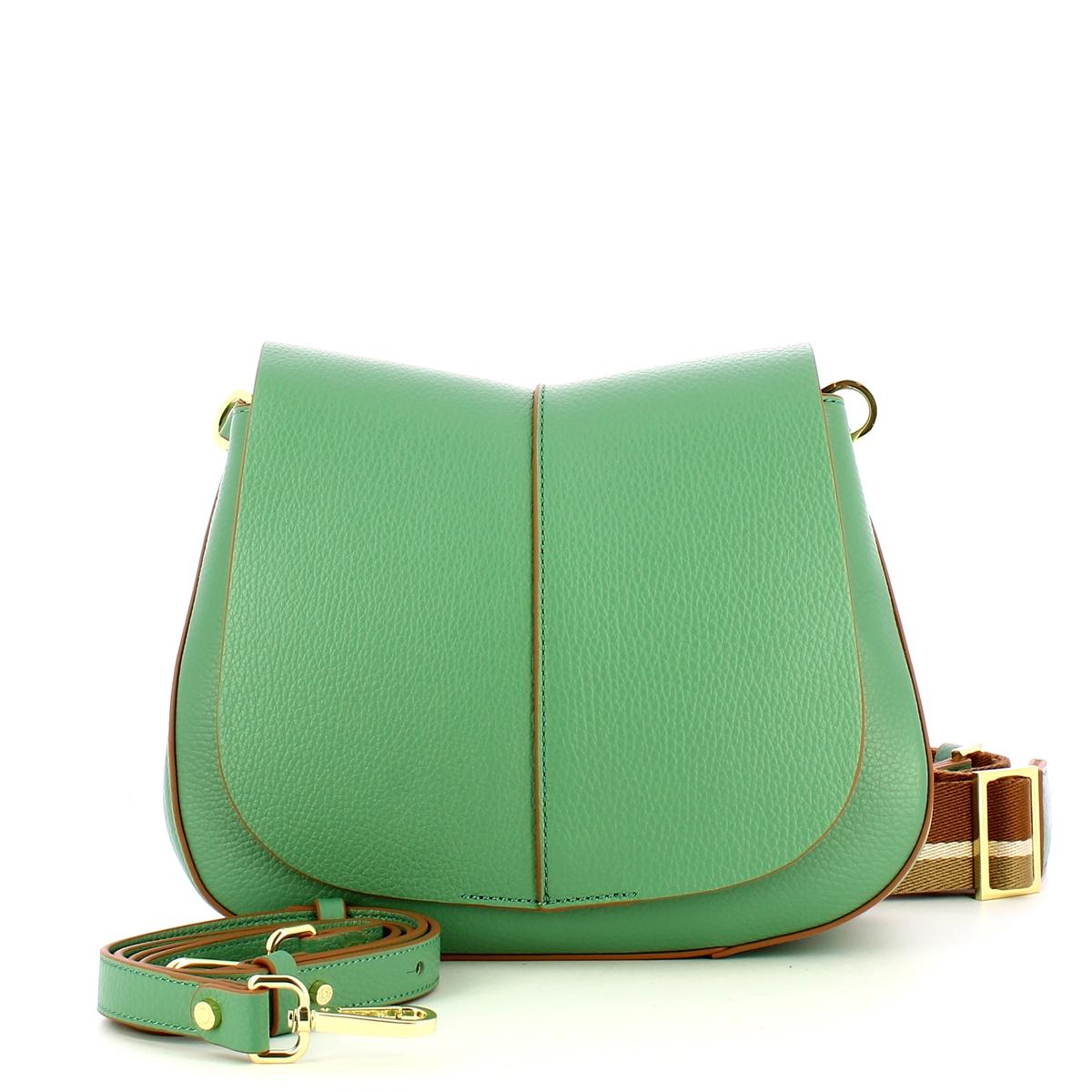 Gianni Chiarini Borsa a tracolla Helena Round Small Menta - 4
