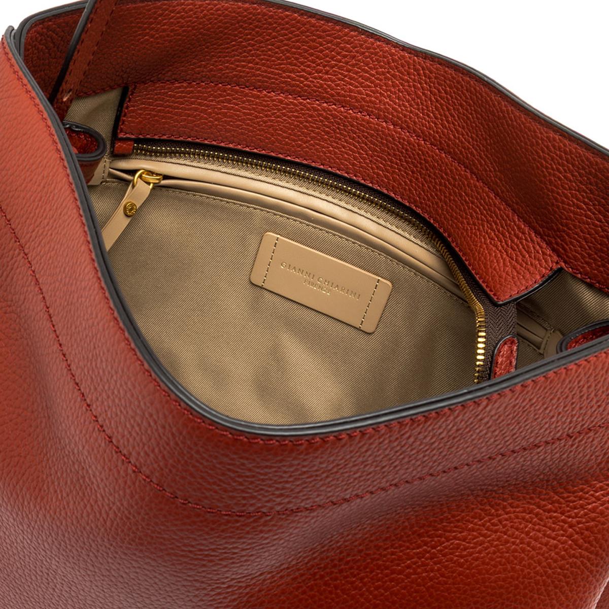 Gianni Chiarini Borsa a spalla Ottavia Brick Red - 4
