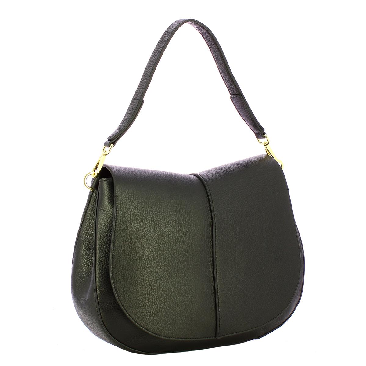 Gianni Chiarini Borsa a spalla Helena Round Medium Nero - 2