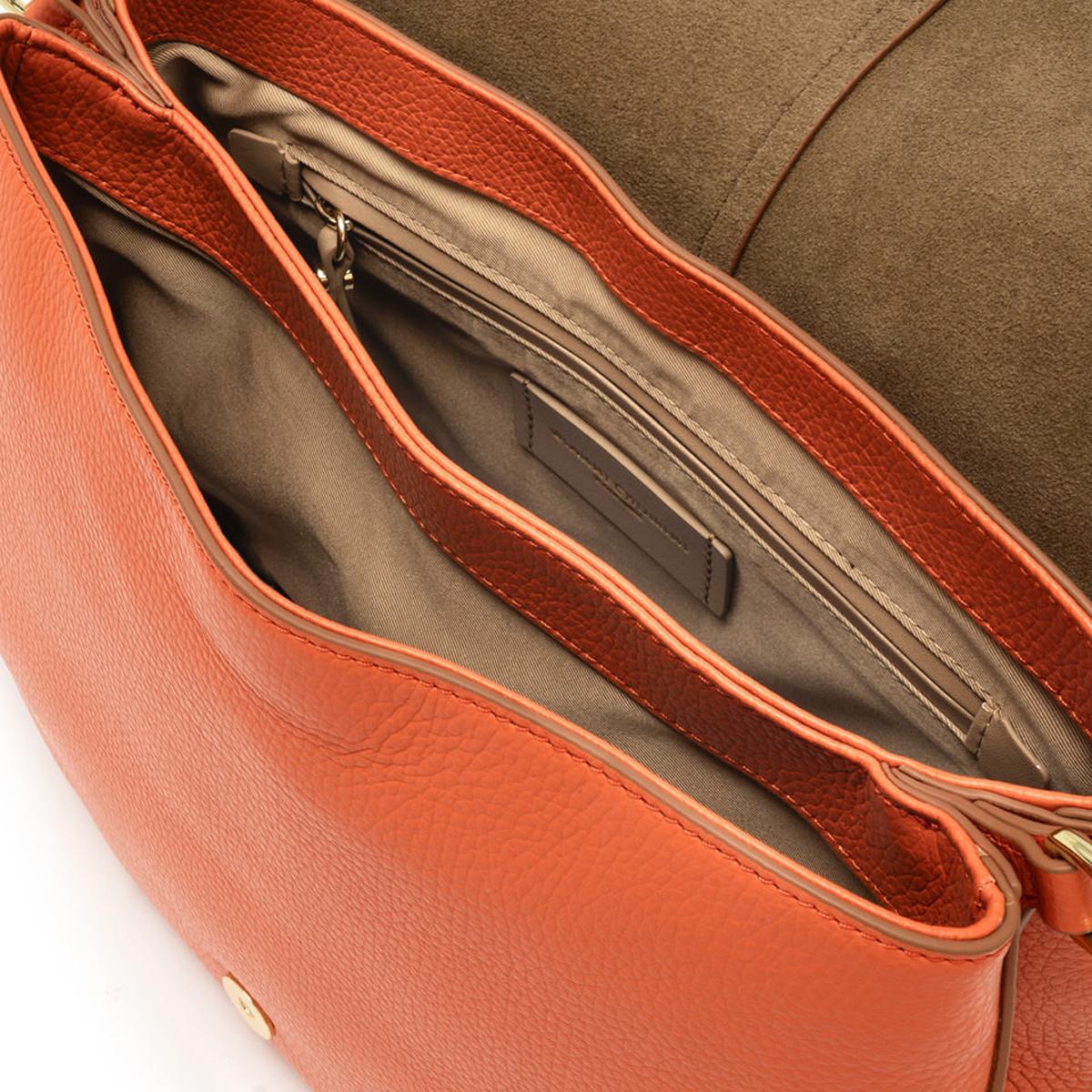 Gianni Chiarini Borsa a spalla Helena Round Medium Corallo - 5