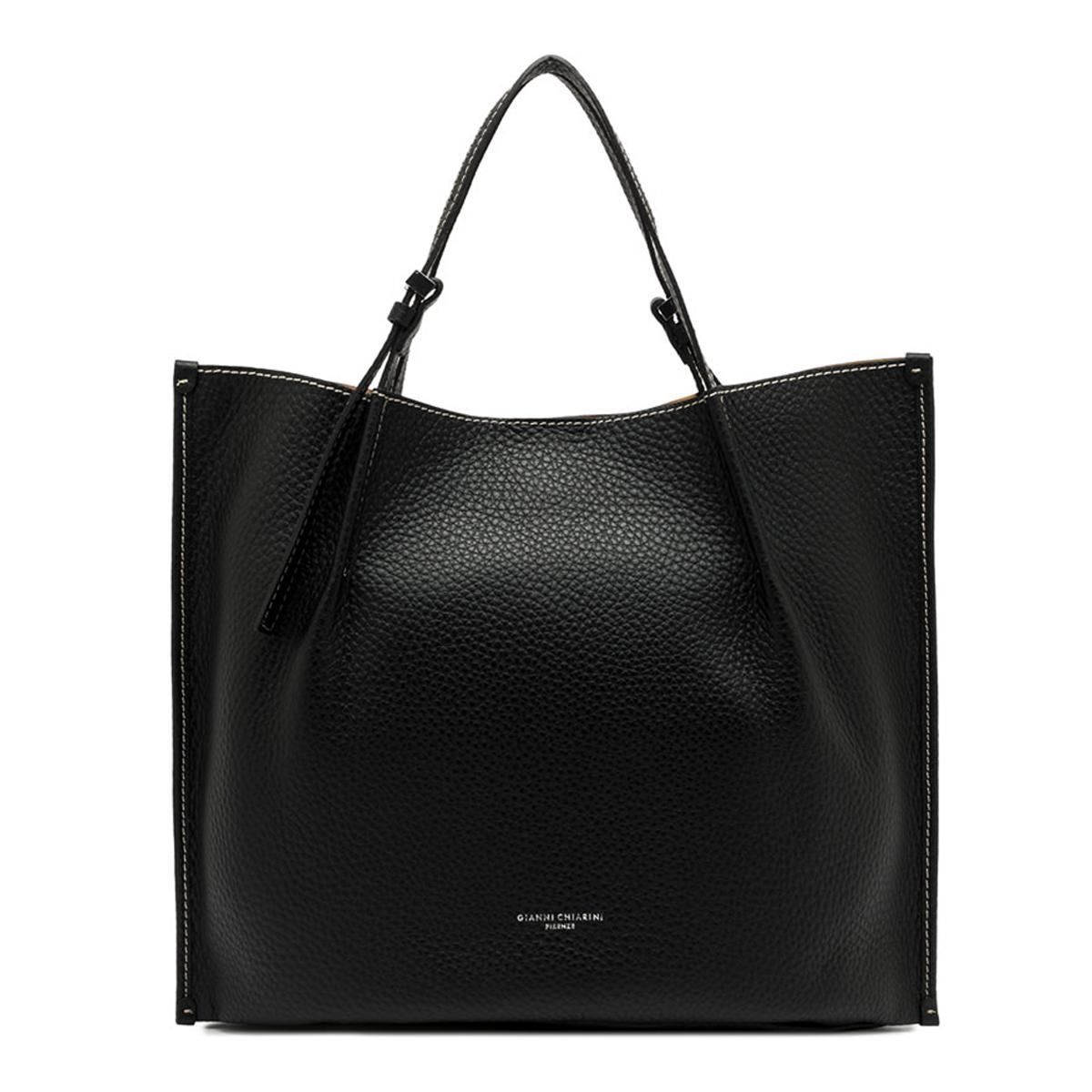 Gianni Chiarini Borsa a spalla Dory Nero Nature - 1