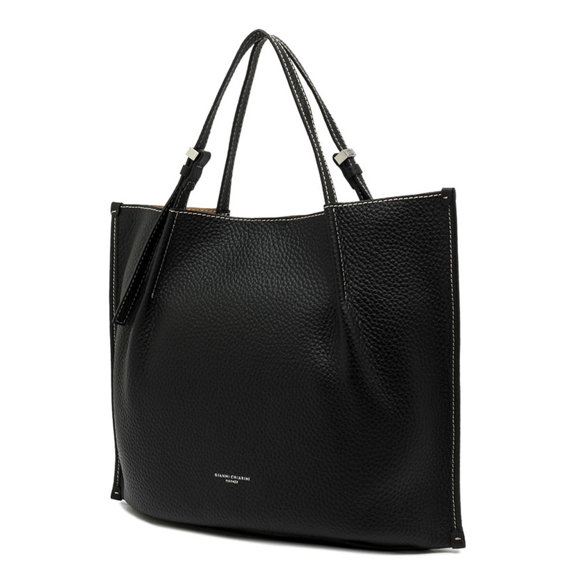 Gianni Chiarini Borsa a spalla Dory Nero Nature - 2