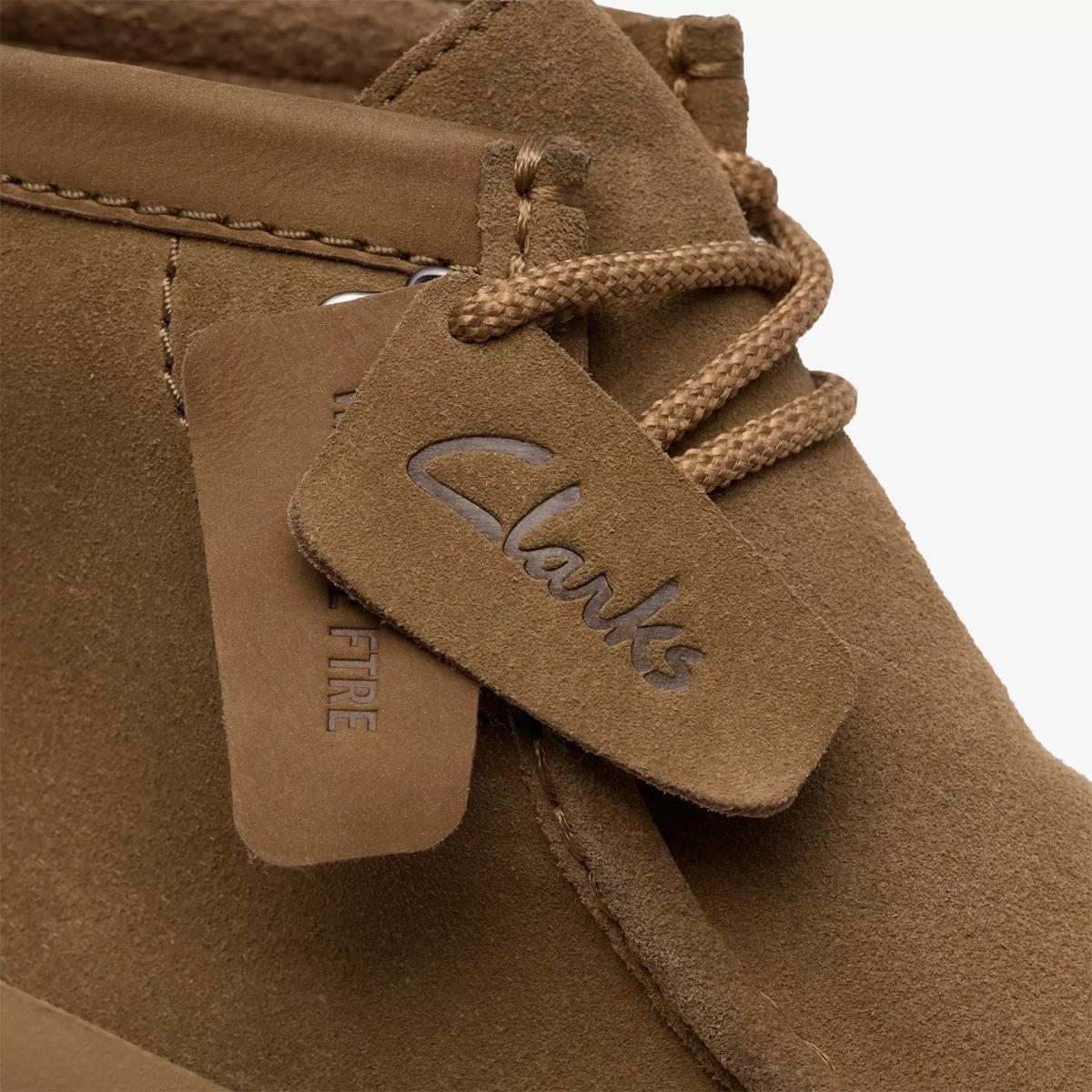 Clarks Stivaletto Wallabee FTR2 Hi Dark Sand Suede - 7