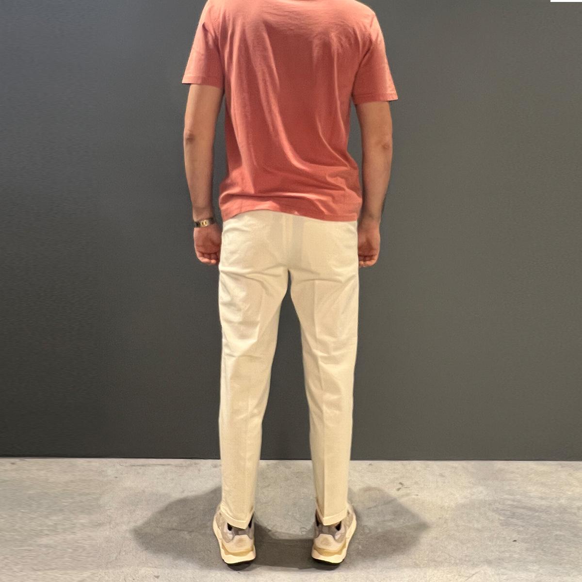 Clarks Pantaloni Alfred Chino Pinces Ivory - 5