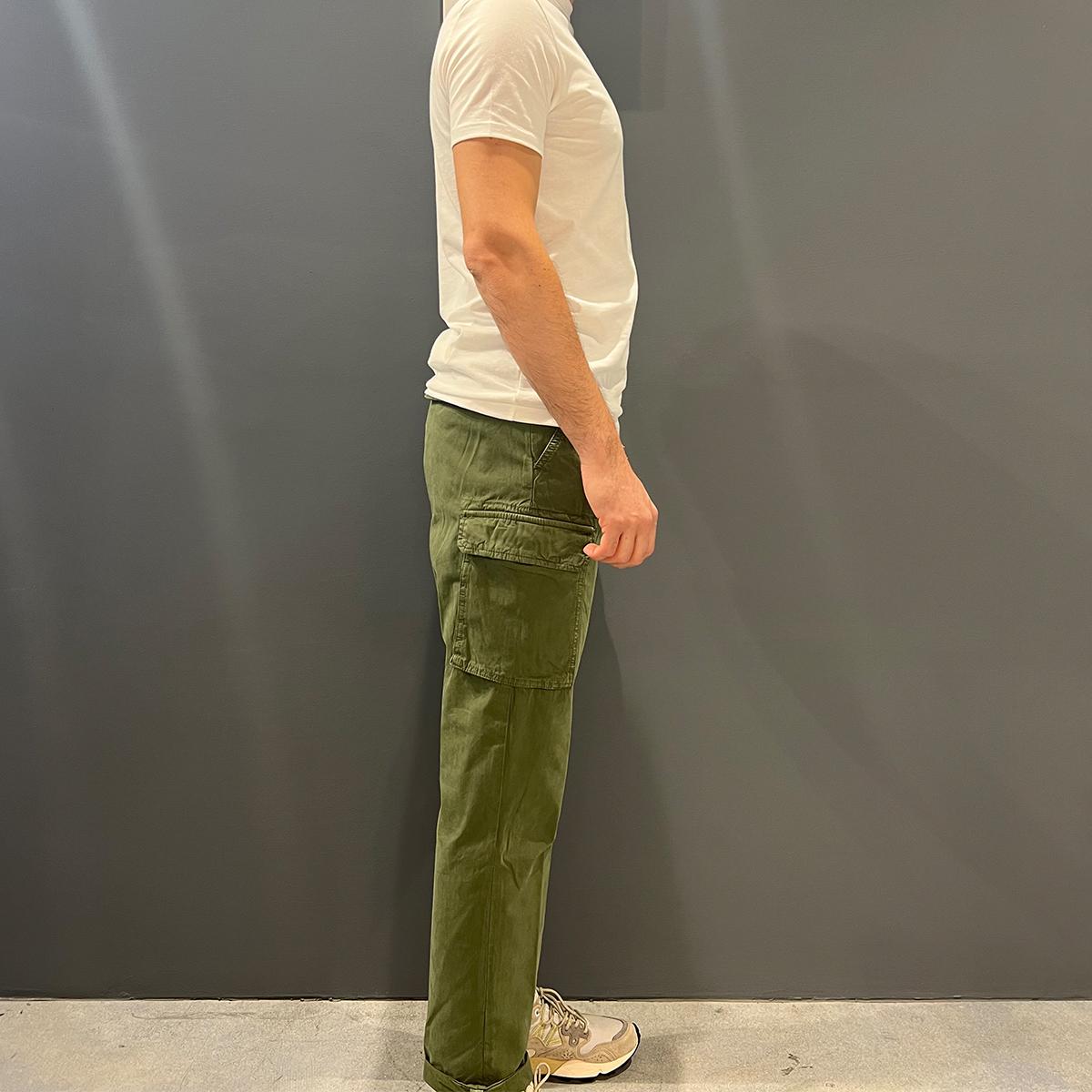 Clarks Pantaloni Gary Utility Cargo Over Army Green - 4