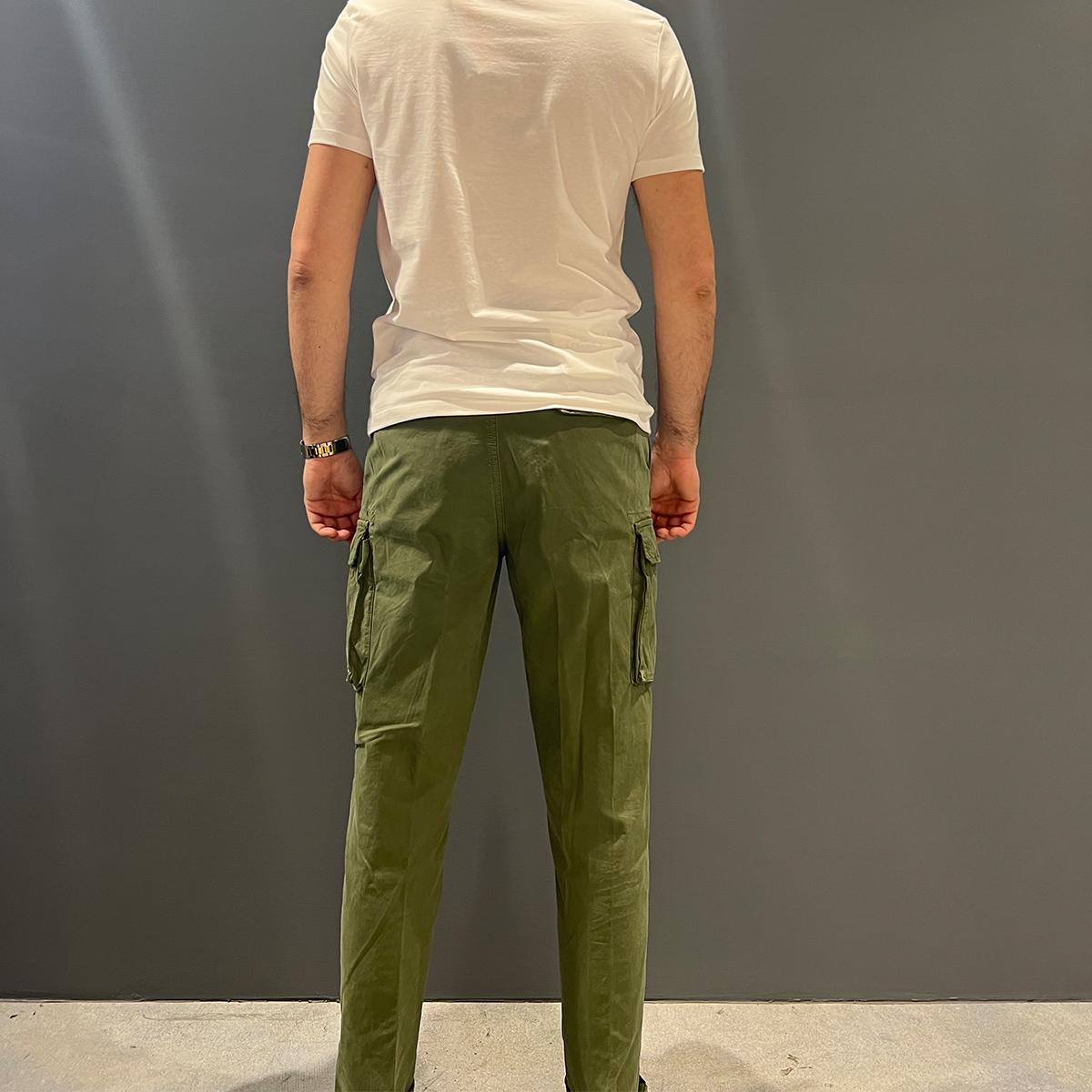 Clarks Pantaloni Gary Utility Cargo Over Army Green - 5