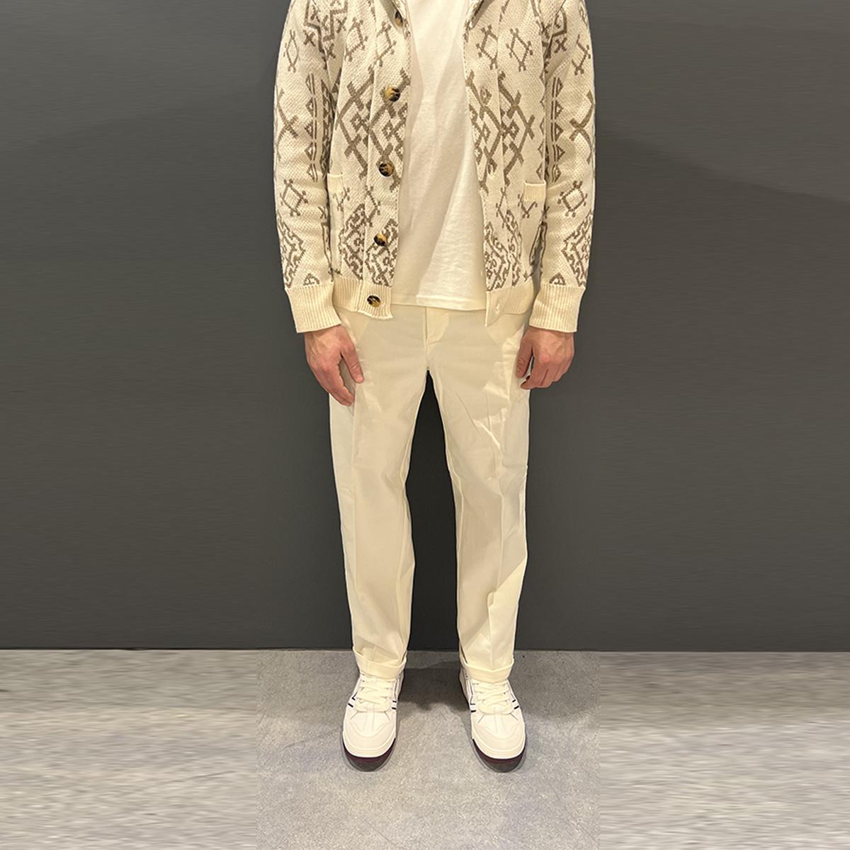 Clark Pantaloni Ancon Tailored Ivory - 2