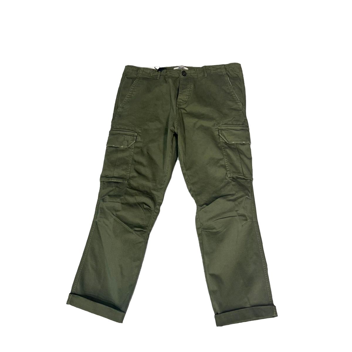 Clark Pantaloni Curtis Cargo Over Army Green - 1