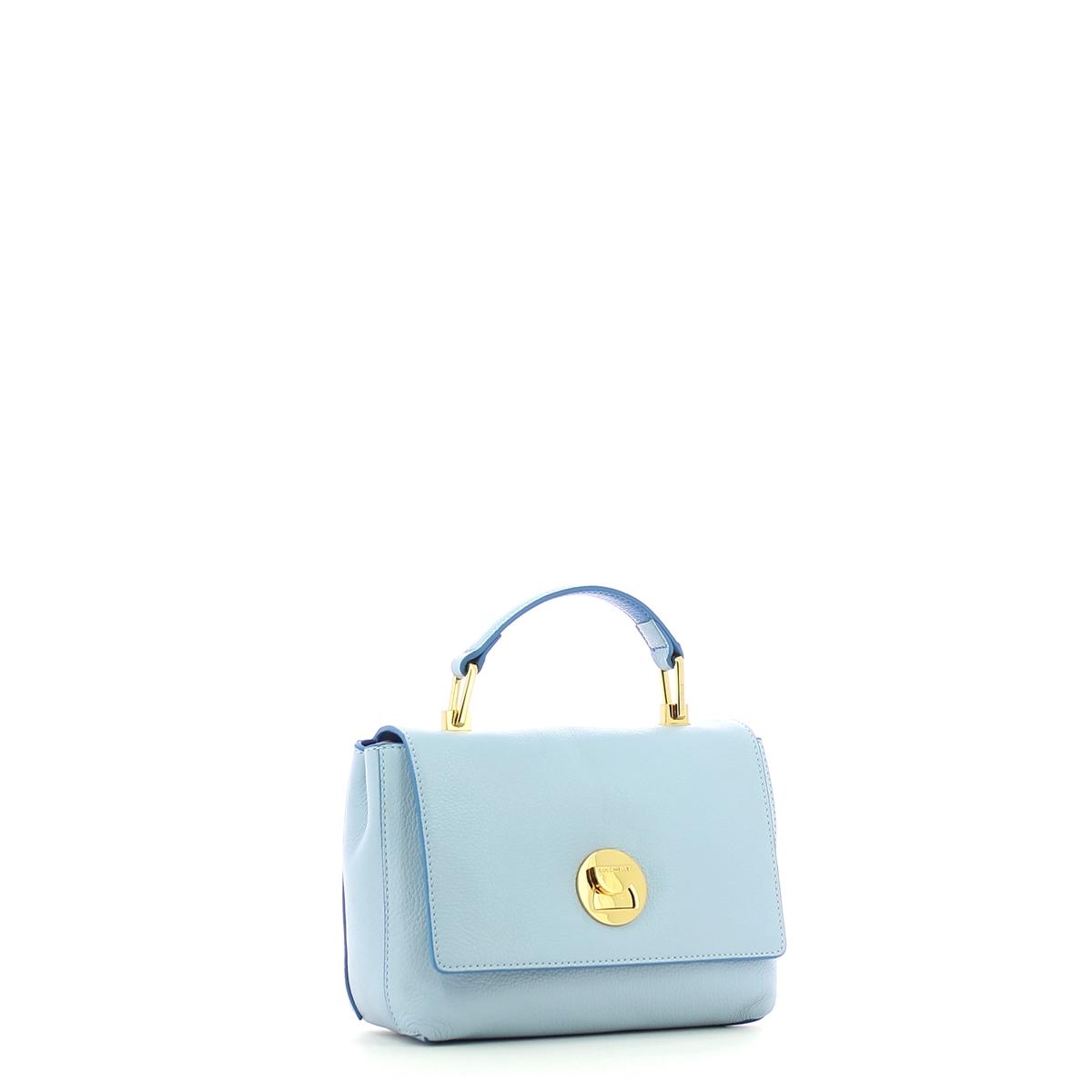 Liya leather minibag-IRIS/AZUR-UN