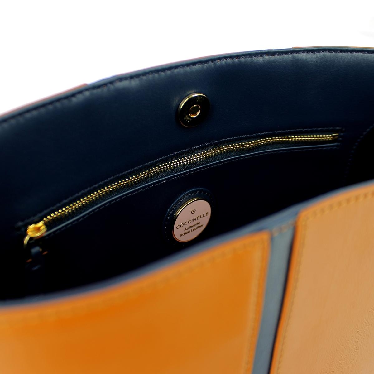 Coccinelle Frenchy Striper Patch borsa a tracolla - 4