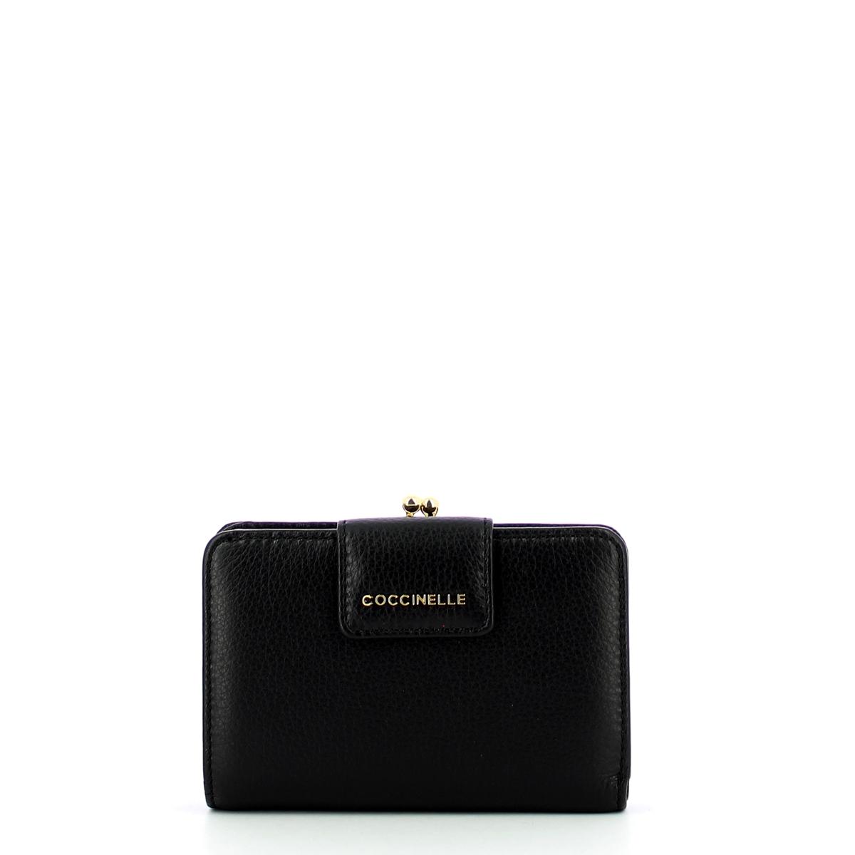 Coccinelle Portafogli Metallic Soft Clic Clac - 1