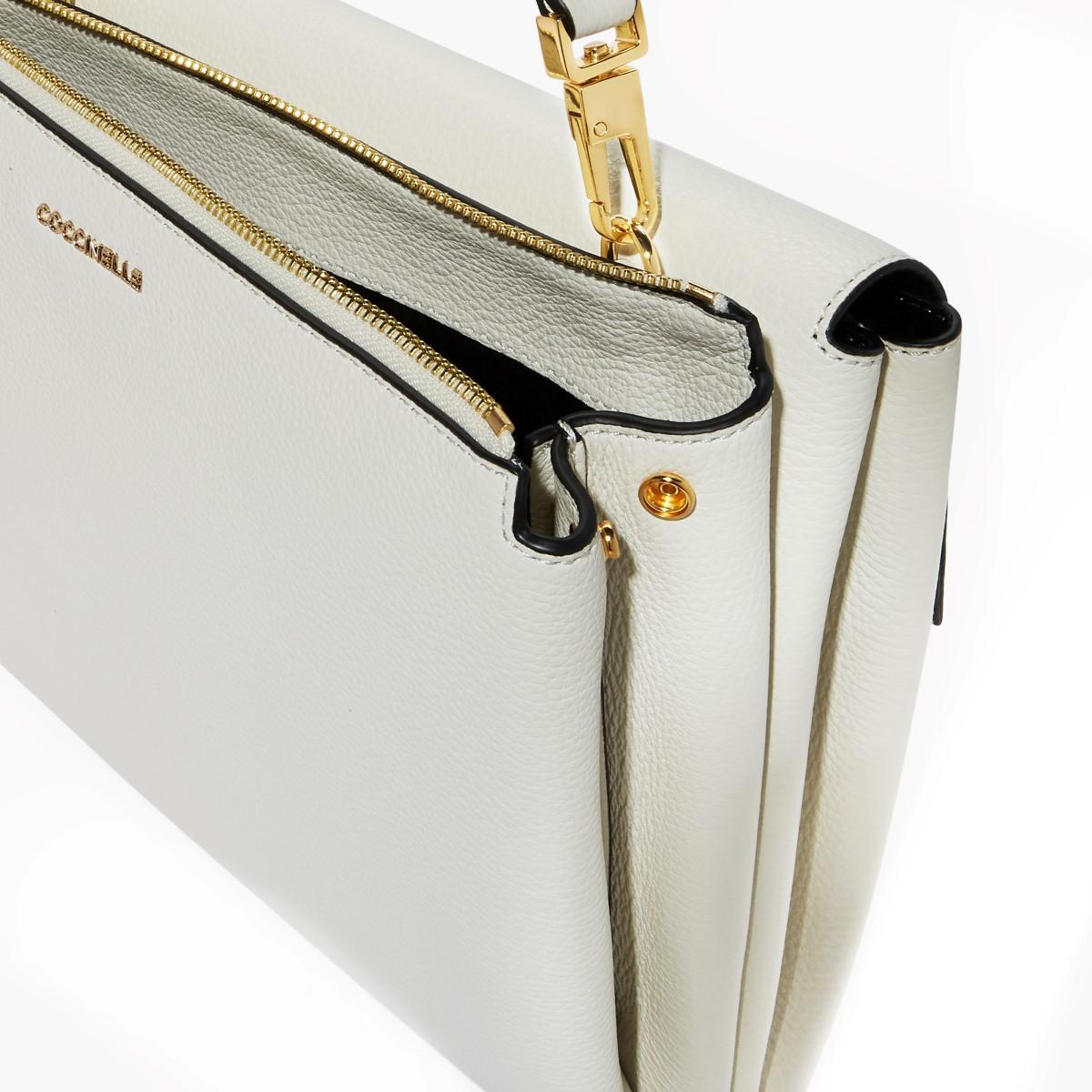 Coccinelle Borsa a Spalla Arlettis Maxi in Grana Naturale - 4