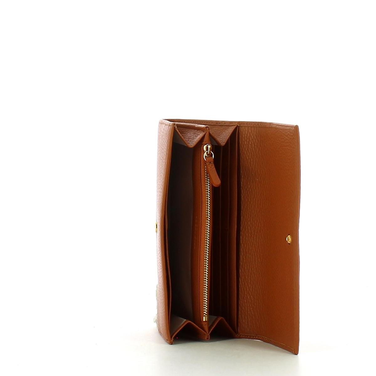 Coccinelle Portafoglio Metallic Soft Caramel - 3