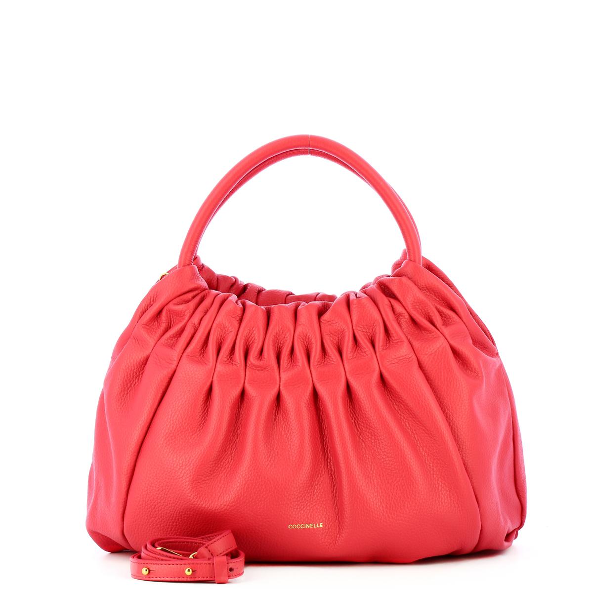 Coccinelle Borsa a mano Croisette Medium Cranberry - 4